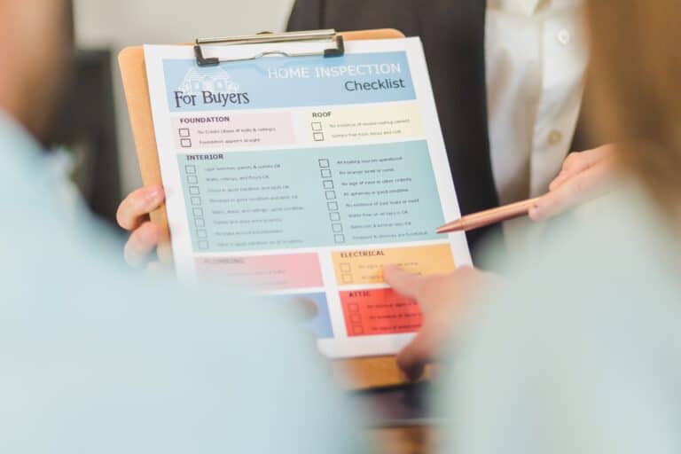 A checklist on a clipboard