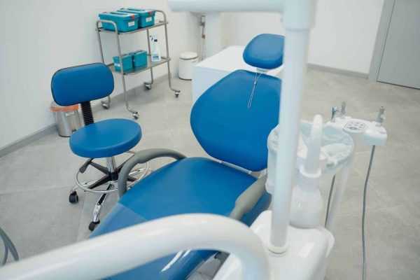 Modern dental surgery with treatment chairs and equipment